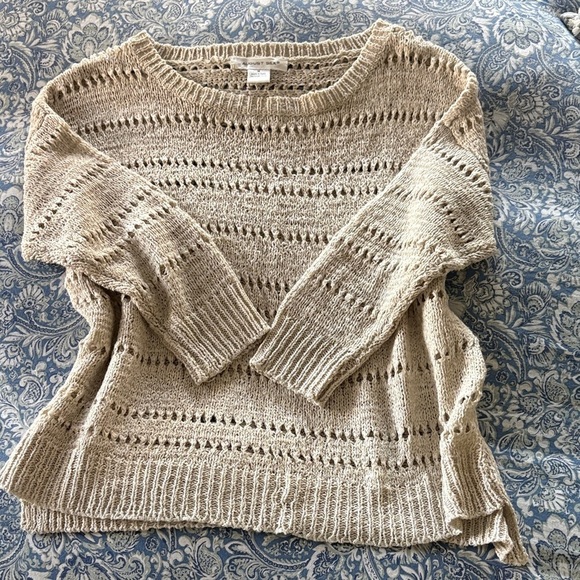 august silk Sweaters - August Silk Cream Knit Sweater
